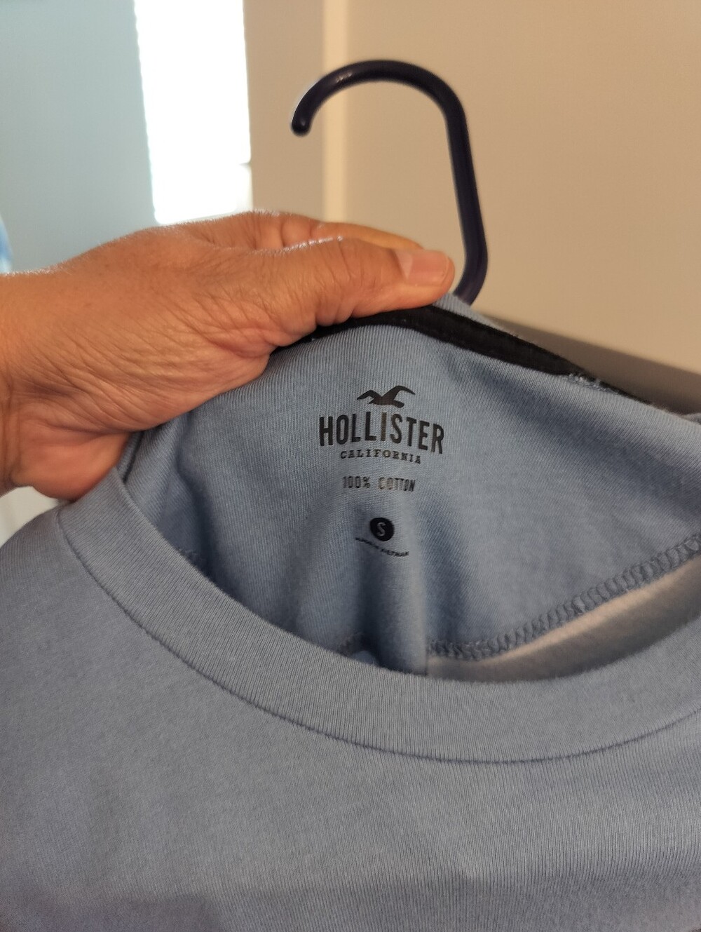 Hollister Men’s S Scenic Mountain Ombre Long Sleeve Graphic Tee Big Back Log - Picture 2 of 13